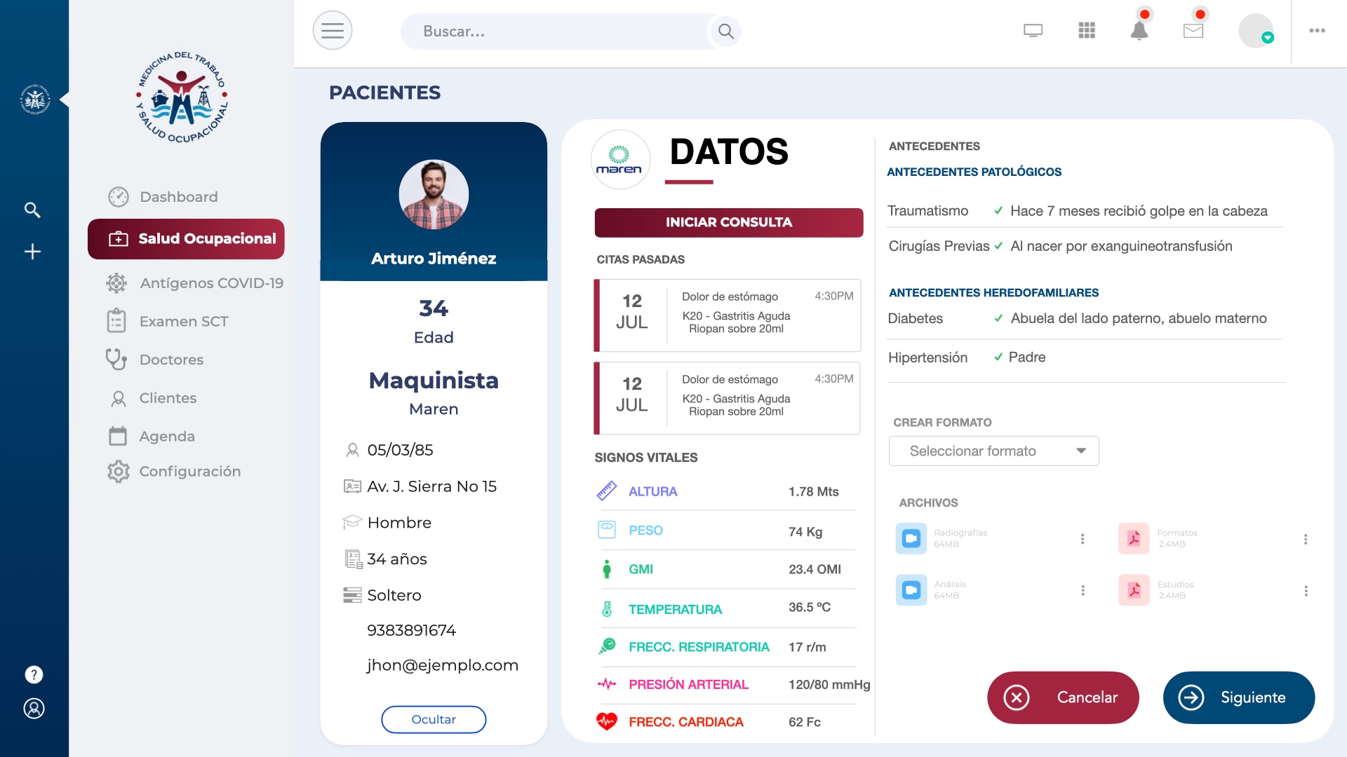 MLC – Salud Ocupacional